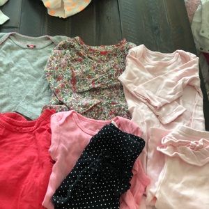 Colorful onesie outfits
